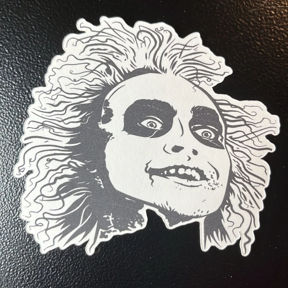 Beetlejuice Decals Pack of 5 Beetlejuice Halloween Stickers Horror Decals 90s